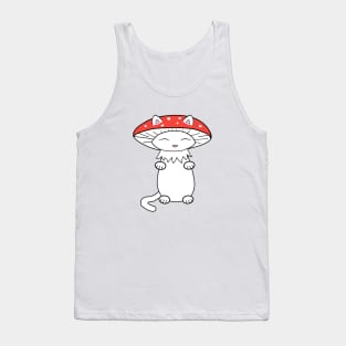 Mushroom cat Tank Top